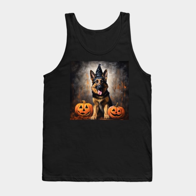 German Shepherd Halloween Tank Top by NatashaCuteShop